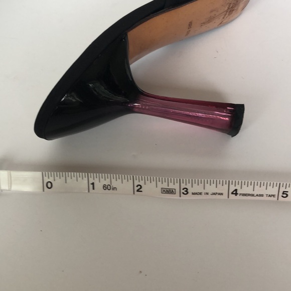 Prada Lucite Heels Mule Silk Brown/Pink - Picture 11 of 12